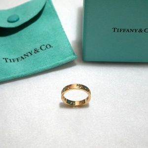 Tiffany & Co. Atlas Pierced Ring 18k Rose Gold